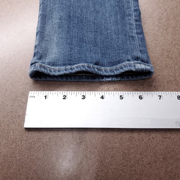 Lucky Brand Sweet Jeans Womens 4/27 Blue Medium Wash Mid Rise Straight Leg Denim - Picture 8 of 12